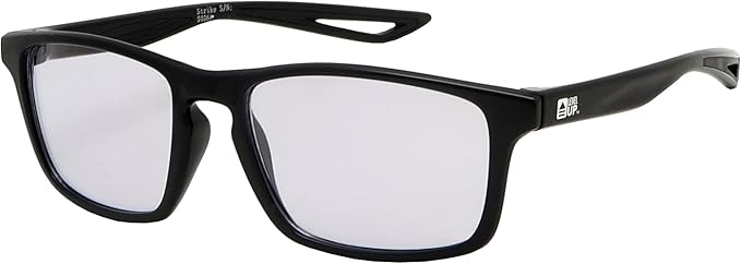 LEVEL UP Strike Blue Light Blocking Glasses - Computer Gaming UV Glare & Strain Protection Reading Eyewear - Men, Women & Kid