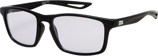 LEVEL UP Strike Blue Light Blocking Glasses - Computer Gaming UV Glare & Strain Protection Reading Eyewear - Men, Women & Kid