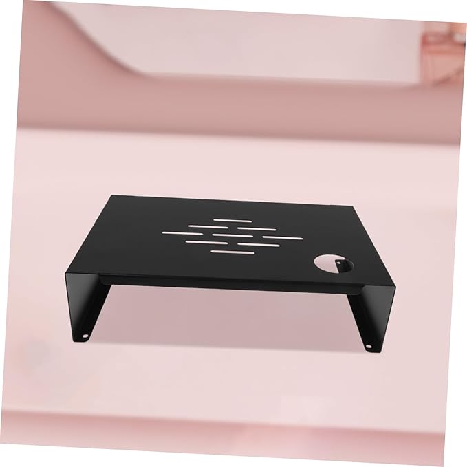 Ergonomic Monitor Stand Riser Desk with Steel Construction Space-saving Elevated PC Rack for Home Office No Assembly Required Vertical Laptop Stand and Monitor Riser Organizer