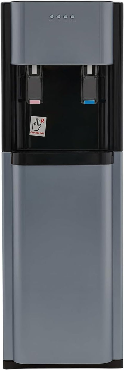 Water Coolers 5 Gallon Bottom Load, Hot/Cold Water Cooler Dispenser, Water Machine Dispenser for Home Office Kitchen, 620w, Dark Gray