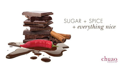 Chuao Chocolatier Spicy Maya Dark Chocolate Bars | Gourmet Cinnamon Cayenne Artisan No Preservatives | 24 Pack (0.39 oz each)