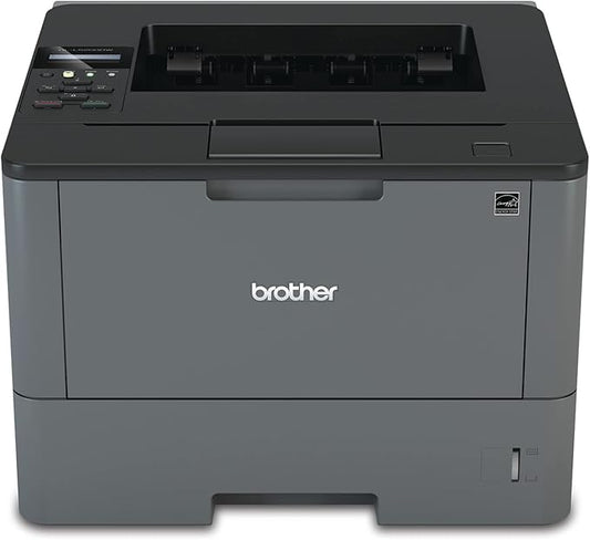Brother Monochrome Laser Printer, HL-L5200DW, Wireless Networking, Mobile Printing, Duplex Printing, Amazon Dash Replenishment Ready, Black, 2.3