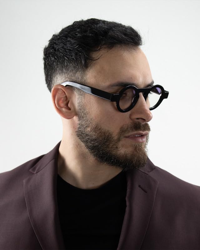 Blue Light Blocking Glasses - Anti Glare & Eyestrain, 99% Filter, Lightweight Acetate Frame for Gaming/Office/Reading