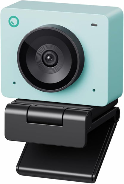 OBSBOT Meet SE 1080P 100FPS Webcam for PC, AI Framing Streaming Camera with 1/2.8" Sensor, Beauty Mode, Gesture Control, Staggered HDR, Web Camera for Desktop Computer, Laptop, Meeting. (Aurora Green)