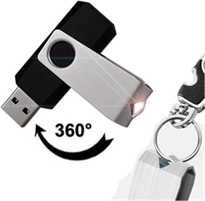 KEXIN 16GB USB Drive Bulk 50 Pack Flash Drive 16 GB Thumb Drive Bulk Flash Drive 50 Pack Swivel USB 2.0 (16GB, 50PCS, Black)