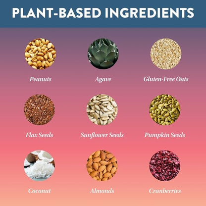 Protein Puck Plant Based Bars | Snacks with Vegan Protein | 16 Count | 3.25 oz Full Size | Gluten Free, Non Dairy, Kosher Certified Non GMO Premium Healthy Bars | Wanderlust