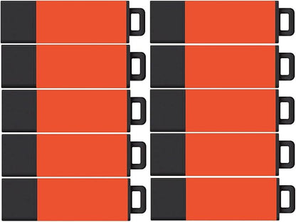 Centon DataStick Pro2 USB 2.0 Flash Drive 16GB x 10, Orange (S1-U2T8-16G-10)