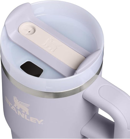 STANLEY Quencher H2.0 Tumbler with Handle and Straw 20 oz | Flowstate 3-Position Lid | Cup Holder Compatible for Travel | Insulated Stainless Steel Cup | BPA-Free | Purple Dust