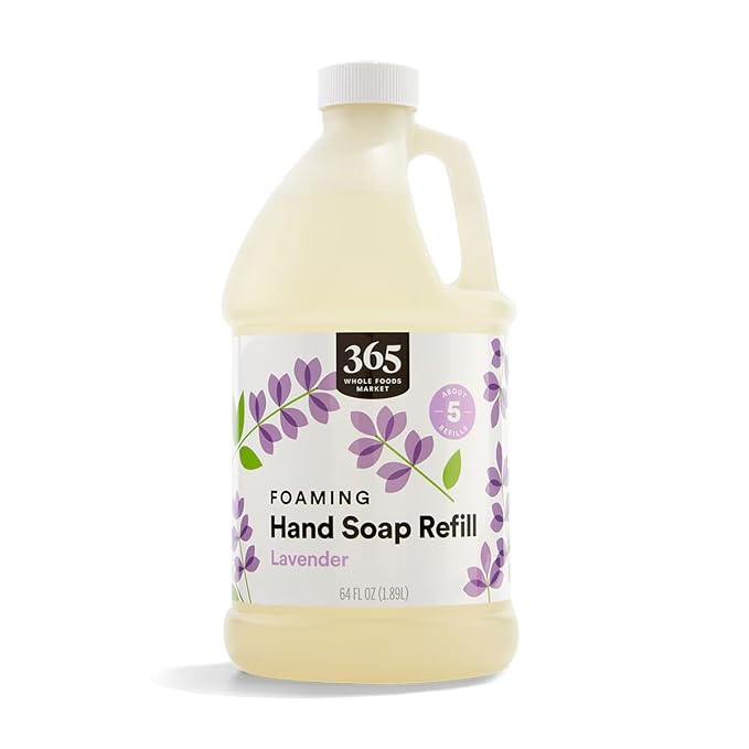 365 by Whole Foods Market, Foaming Hand Soap Refill, Lavender, 64 Fl Oz