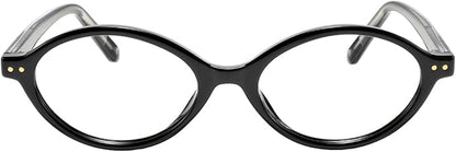 TIJN Olisa Blue Light Blocking Glasses for Women Men,Oval Glasses Frame Bluelight Glasses for Gaming/Computer/Screen
