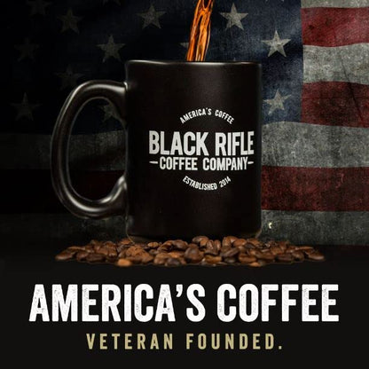 Black Rifle Coffee Company Loyal Spirit, 18oz Bag, Ground Coffee Light Roast - Roasted Blend Made from Arabica Beans - Colombian & Brazilian Beans - Veteran Founded & American Made