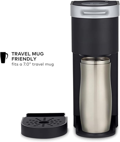KeurigK Mini Single Serve KCup Pod Coffee Maker, 6 to 12oz Brew size, with Cord Storage, Perfect for Small Spaces, Black