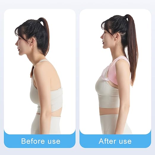 Back Brace Posture Corrector for Women & Men - Kyphosis Relief, Spine Support Brace, Upper Back & Shoulder Alignment, Comfortable & Breathable, Easy to Use