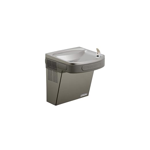 Elkay LZSG8L Cooler Wall Mount GreenSpec ADA Filtered, 8 GPH Light Gray Granite
