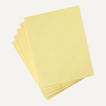 Amazon Basics 30% Recycled Color Copy Paper, 8.5" x 11", 20lb, 500 Sheets, Pastel Canary
