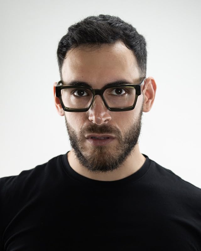 Blue Light Blocking Glasses - Anti Glare & Eyestrain, 99% Filter, Lightweight Acetate Frame for Gaming/Office/Reading