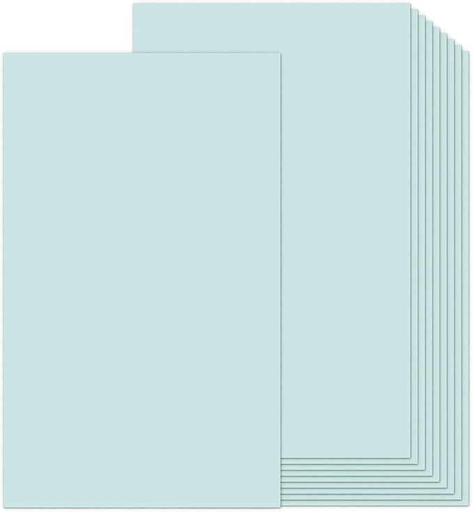 Goefun Blue Cover Stock 8.5x14 Thick Paper 100 Sheets, 80lb Blue Heavyweight Legal Cardstock Printer Paper For Arts and Crafts, Brochures, Posters