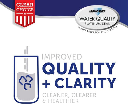 Clear Choice Taste Filter Replacement for Whirlpool 4396508 EDR5RXD1 Filter Compatible with FILTER5 WF285 WPRF-100 8212652 Refrigerator Water Filter, NSF/ANSI 42, Box of 6, Made in the USA