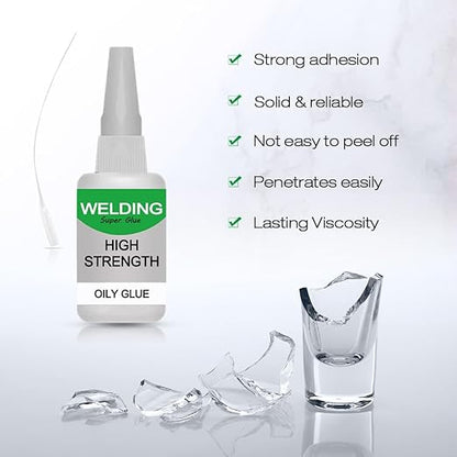 Jue Fish Multifunctional High-Strength Oily Welding Adhesive, Universal Glue (2 Pcs)