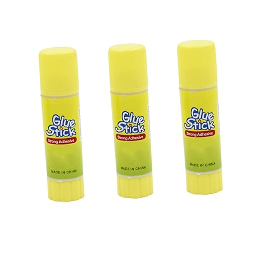 12pcs Solid Glue Sticks Strong Adhesive Portable for School Office Student Use White Craft Supplies
