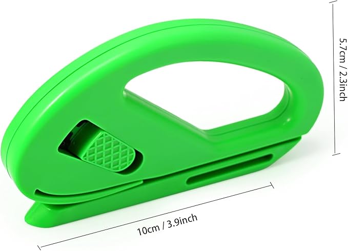 EHDIS Wrapping Paper Cutter, Gift Wrap Rolls Cutter for Straight and Smooth Cutting, Snitty Safety Vinyl Film Cutter for Christmas Birthday Holiday - 2PCS