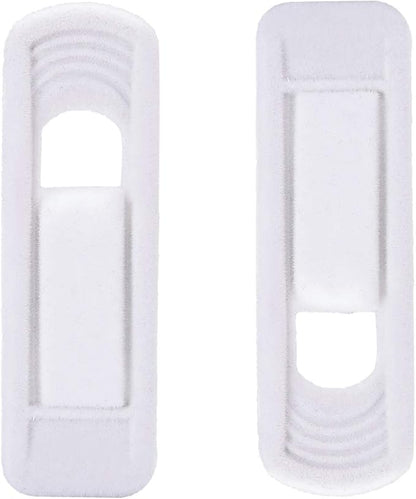 Trgowaul Velvet Hangers Clips, Pants Hangers Velvet Clips, Strong Finger Clips Perfect for Thin Velvet Hangers (60pc, White)