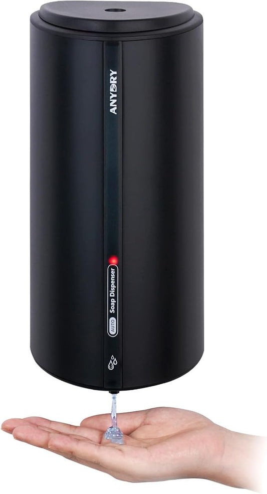 29fl.oz/850ml Commercial Automatic Liquid Soap Dispenser Wall-Mounted Large Capacity Model 1209 Black