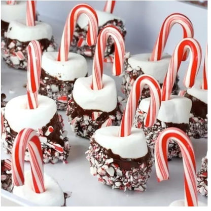 Bulk Mini Candy Canes 2000 Count – Individually Wrapped Peppermint Candy – Christmas Holiday Treats, Stocking Stuffers, Party Favors, Bulk Christmas Candy