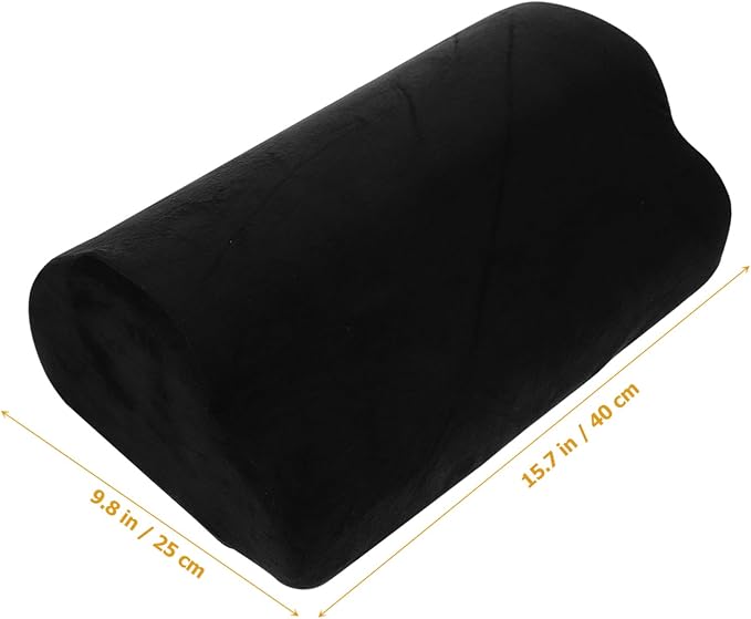 Under Desk Foot Rest Pad with Soft Cover Ergonomic Office Foot Support Cushion for Leg and Knee Relaxation Promotes Comfortable Footrest for Home and Work Use
