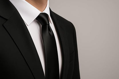 Dibi Solid Color Ties for Men, Formal Mens Ties, Neck Tie, Classic Tie for Boys Women Teens, Wedding Business Costume Necktie