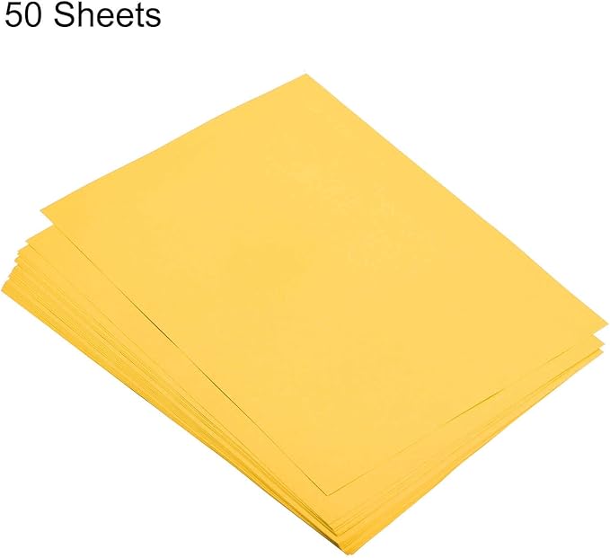 MECCANIXITY 50 Sheets Colored Copy Paper 16.5 x 11.7 Inch Printer Paper 80gsm Gold for Office Printing, Document Copying, Invitations, Forms, Art Projects