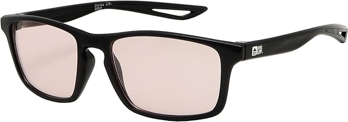 LEVEL UP Strike Blue Light Blocking Glasses - Computer Gaming UV Glare & Strain Protection Reading Eyewear - Men, Women & Kid