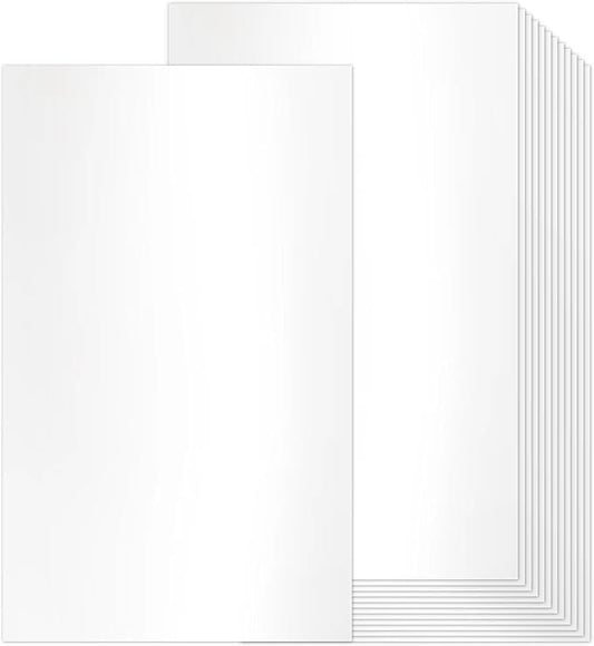 Shimmer Cardstock Legal Cardstock 8.5x14 White, Goefun Pearlescent Paper 80 lb Shimmer Card Stock Printer Paper for Menus, Brochures and DIY Crafts, 100 Pack