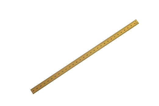 PEC Tools Flexible 12" x 300mm Ruler, Titanium Nitride Coating, Markings of 1/32", 1/64", 0.5mm & 1mm, Suitable for Engineers and Technicians Working Between Imperial and Metric Systems, Made in USA