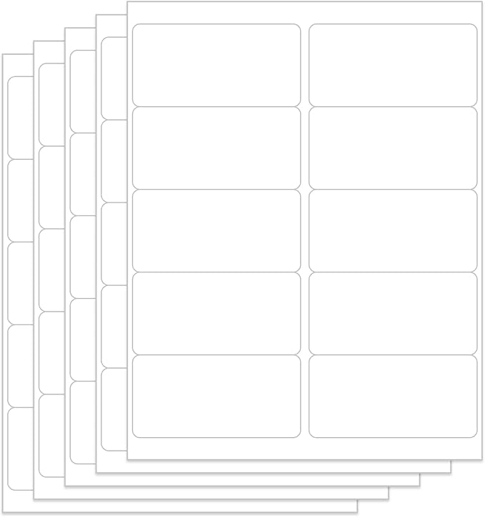 10UP 2" x 4" Shipping Labels Compatible with Laser & Inkjet Printers, Address Mailing Labels Self Adhesive Sticker Labels (100 Sheets,1000 Labels)