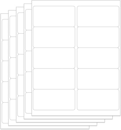10UP 2" x 4" Shipping Labels Compatible with Laser & Inkjet Printers, Address Mailing Labels Self Adhesive Sticker Labels (100 Sheets,1000 Labels)