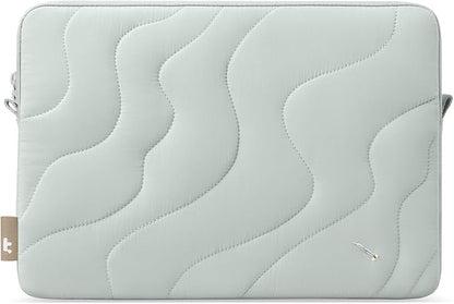 tomtoc 360 Protective Puffy Laptop Sleeve for 15-inch MacBook Air M4/A3241 2025, M3/A3114 2024, M2/A2941 2023, 15-inch Surface Laptop 7th(Copilot+ PC)/6/5/4/3, Quilted Puffer Soft Computer Case Bag