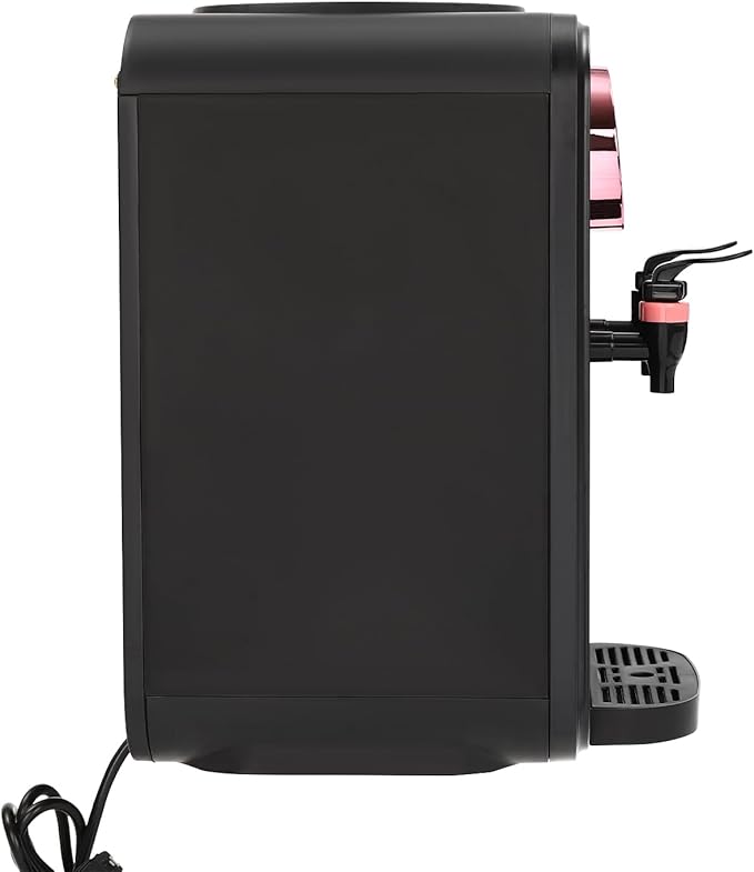 Countertop Water Dispenser, Hot and Cold Water Cooler with 3 Temperature Settings 1.19 to 4.99 Gallon Essential Water Machine Top Loading Water Dispenser for Home Office Dorm