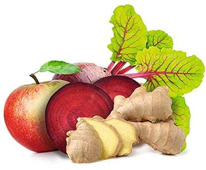 Biotta Organic Apple Beet Ginger Juice - Superfood Blend with Organic Beetroot Juice, Apple, and Ginger Root (16.9 Fl Oz, Pk of 6)