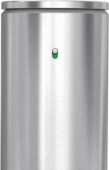simplehuman 14 oz. Touch-Free Rechargeable Sensor Liquid Soap Pump Dispenser, Brushed Stainless Steel
