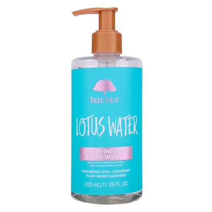 Tree Hut Lotus Water Serum Infused Hand Wash | Nourish & Hydrate Hands with Strengthening Skin Care | Long Lasting Scent | Cleanse & Lock in Moisture | 11 fl oz.