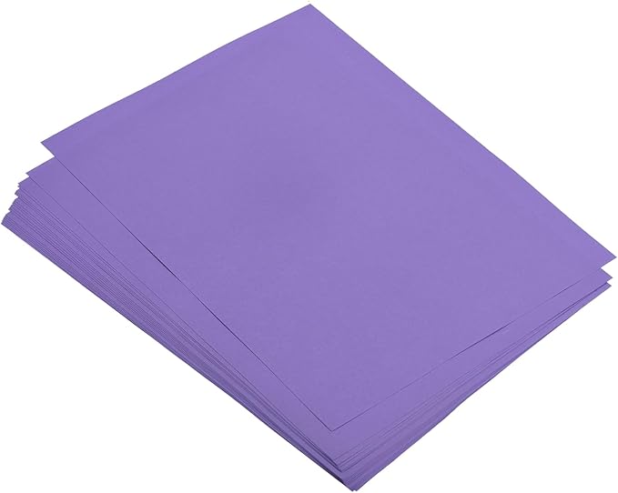 MECCANIXITY 75 Sheets A4 Colored Print Copy Paper 5.8" x 8.3" Origami Paper Printer Paper 80gsm for Printing, Document Copying, Art Craft,Dark Purple