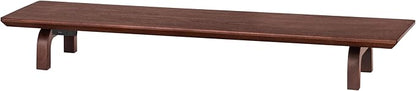 Anji Mountain Monitor Stand - Desktop Organizer & Laptop Riser, Ergonomic Monitor Riser, Space-Saving Monitor Stand for Desk, Durable Construction, Easy Assembly, Ideal for Home & Office,Black