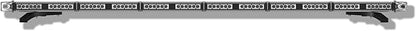 Aviator Emergency 3 watt TIR LED Light Bar 55 in Tow Truck Light bar Stop & Turn Function (Amber/White)