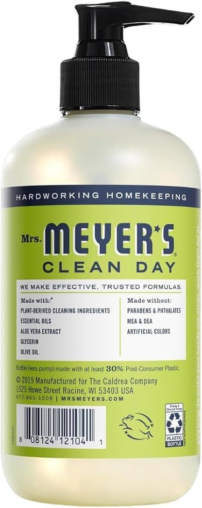 Mrs. MEYER'S CLEAN DAY Hand Soap Bundle (Basil + Lavender + Lemon Verbena + Mint)