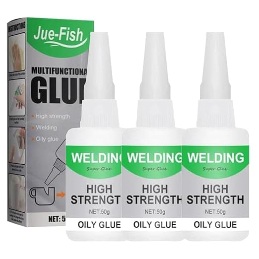 Jue Fish High-Strength Oil-Based Welding Adhesive, Universal Glue - 3 Pcs