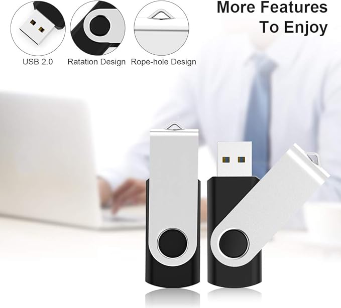 KEXIN 64GB USB Flash Drives 10 Pack - Thumb Drive USB Stick Jump Drive USB 2.0