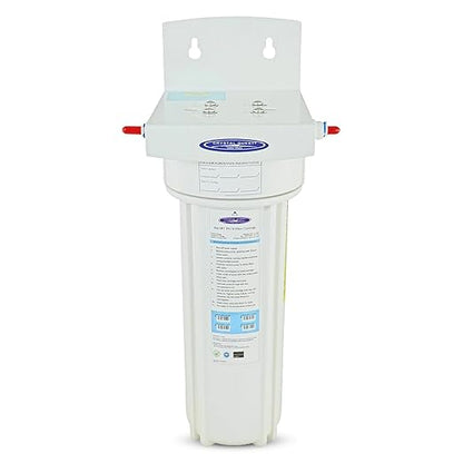 Crystal Quest Smart Ultra in-Line Water Filter System - Filters Up to 20,000 Gallons - Inline Water Filtration for Refrigerator, Ice Maker, Coffee Maker - Compact 6-Stage Home Water Filter