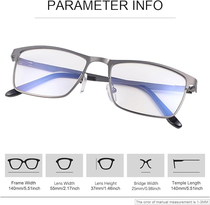 YIMI Blue Light Blocking Glasses UV400 With Spring Hinge Computer Gaming Blue Light Screen Blocker Glasses for Men Women