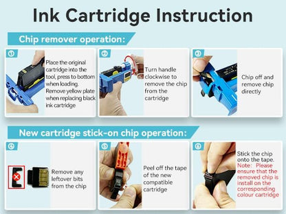 923 Ink Cartridges Combo Pack Replacement for HP 923 Ink Cartridges Work for OfficeJet 8120 8122e 8123 OfficeJet Pro 8130 8135e 8138e 8139e Printer Without Chip (Black/Cyan/Yellow/Magenta 4 Pack)